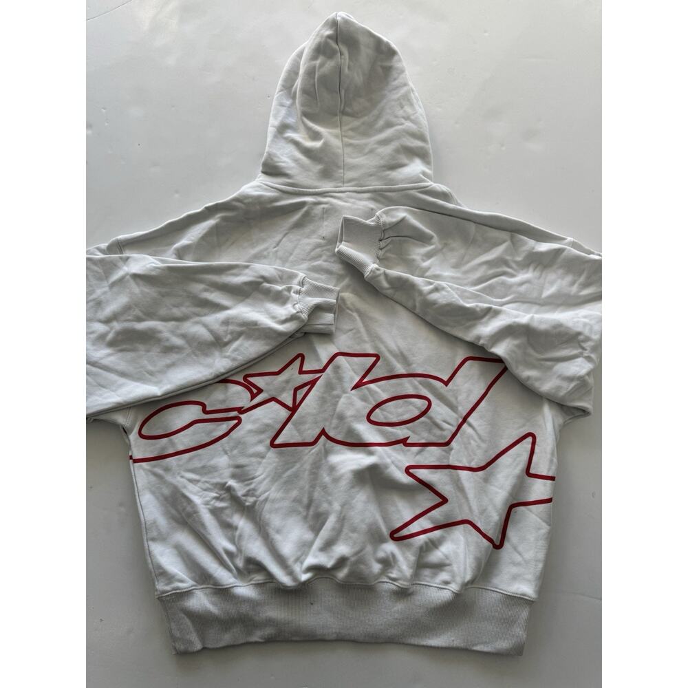 Cold Culture Defense Hoodie Large Grey & Red NWT!